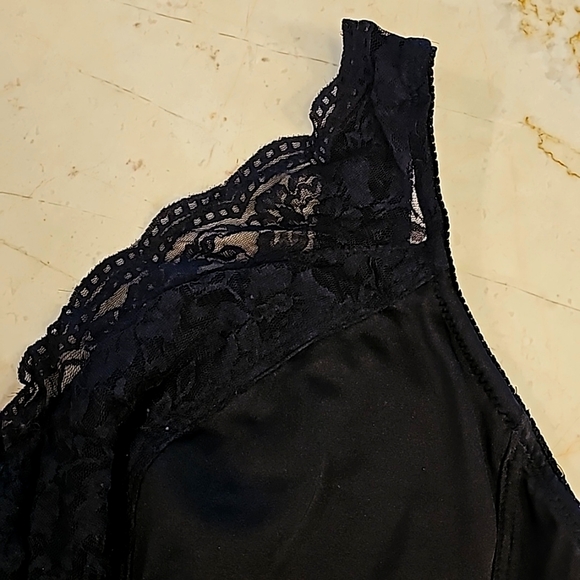Rhonda Black Lacey Bra Straps, black, 2X no wire! - Picture 2 of 7